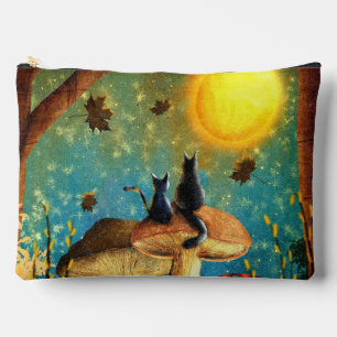 Pochette À Accessoires Chats de champignons