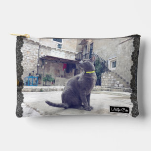 Pochette À Accessoires Chats de village Poche essentielle - Cendres