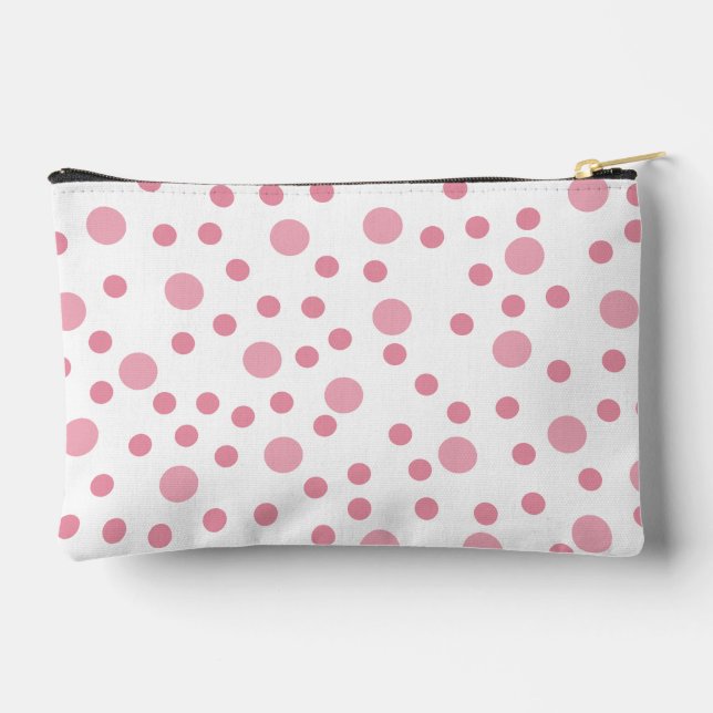 Pochette À Accessoires Chaussettes pois roses (Verso)