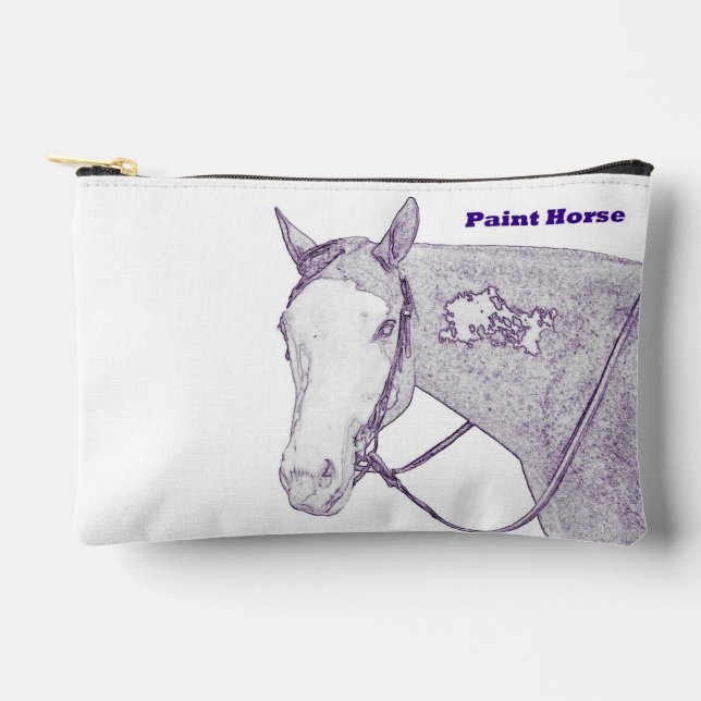 Pochette À Accessoires Cheval de peinture (Recto)