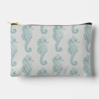 Chevaux de mer tropicaux, Motif hippocampe - gris 