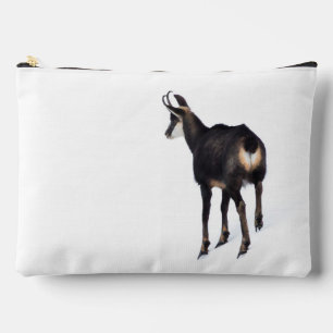 Pochette À Accessoires Chèvre montagneuse minimaliste chamois alpin sur n