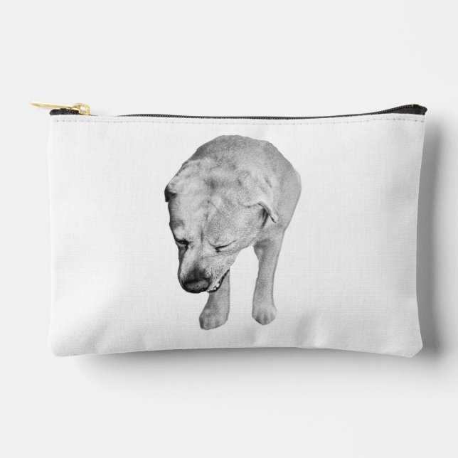 Pochette À Accessoires Chic Shading, Labrador Travel Muse (Recto)