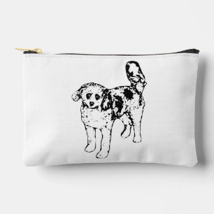 Pochette À Accessoires Chien à encre grasse dynamise les sorties de vacan
