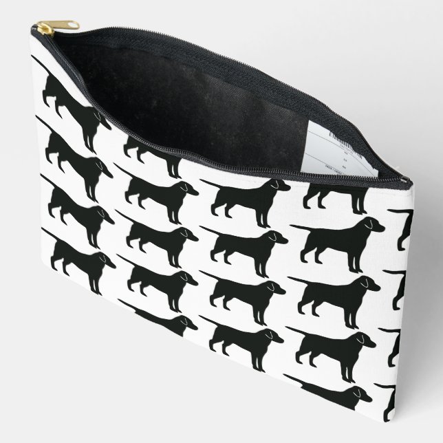 Pochette À Accessoires Chien du Black Lab (Ouvrir)