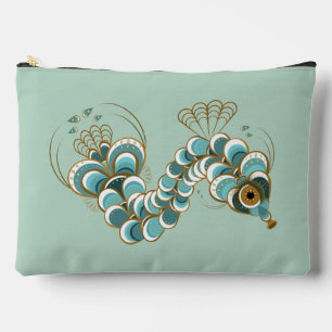 Pochette À Accessoires Chimera - Peacock Seahorse Pistachio Grand Pouch