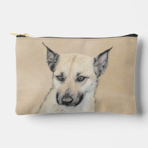 Pochette À Accessoires Chinook Chiot Pointé Oreilles Peindre Animal Chien