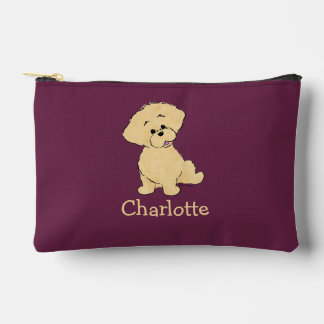 Pochette À Accessoires Chiot Goldendoodle Personnalisé Chien Mignon Bourg