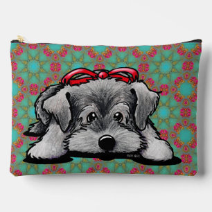 Pochette À Accessoires Chiot Schnauzer KiniArt