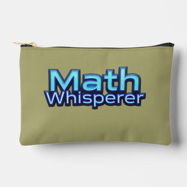 Pochette À Accessoires Chuchoteur de Maths (Recto)