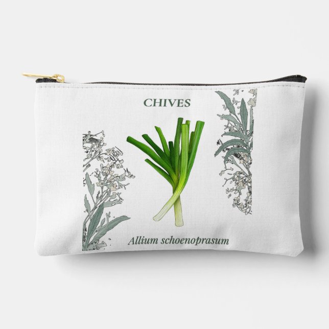 Pochette À Accessoires Ciboulette — Allium schoenoprasum (Recto)
