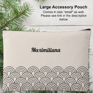 Pochette À Accessoires Ciment de Charbon - Arches Glam Grand Accessoire P