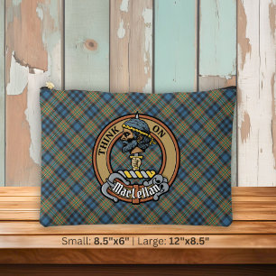 Pochette À Accessoires Cimier du clan MacLellan sur tartan ancien