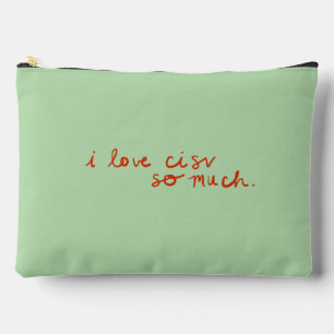 Pochette À Accessoires CISV Austin "J'aime CISV..." Poupée de toilette