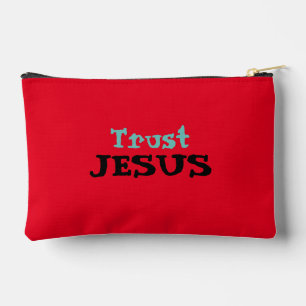 Pochette À Accessoires Citation Chrétienne ‘Faire Confiance à Jésus’ Flor