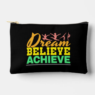 Pochette À Accessoires Citation Croire en son Rêve - Gymnastique Féminine