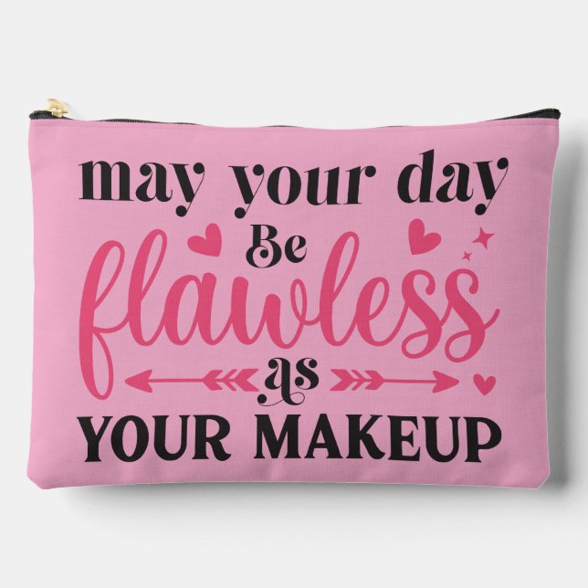 Pochette À Accessoires Citation de Maquillage (Recto)