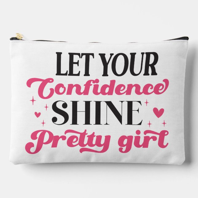 Pochette À Accessoires Citation de Maquillage (Recto)
