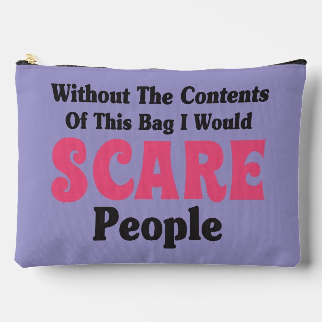 Pochette À Accessoires Citation de Maquillage (Recto)