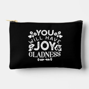 Pochette À Accessoires Citations de foi et de bonheur – Joie et Allégress