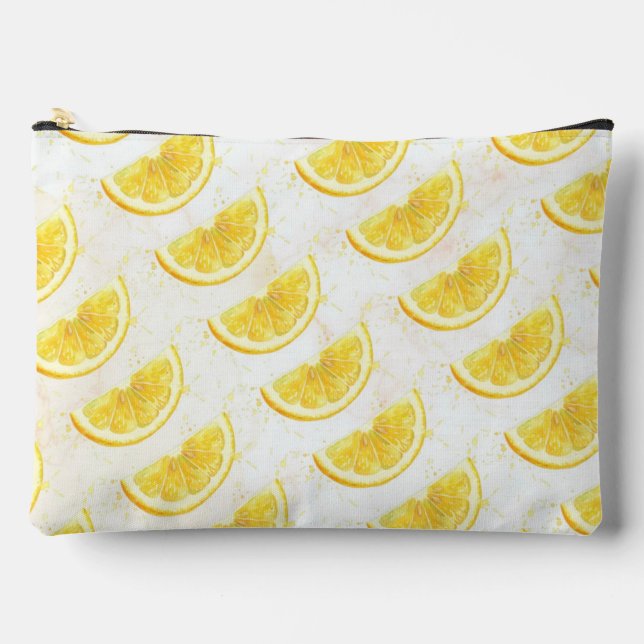 Pochette À Accessoires Citron (Recto)