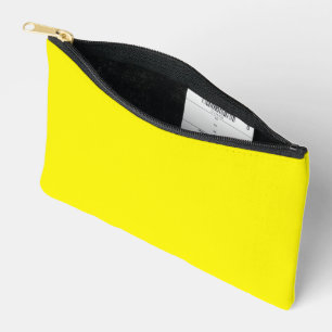 Pochette À Accessoires Citron Jaune Imprimé Couper Petit Accessoire Pouch
