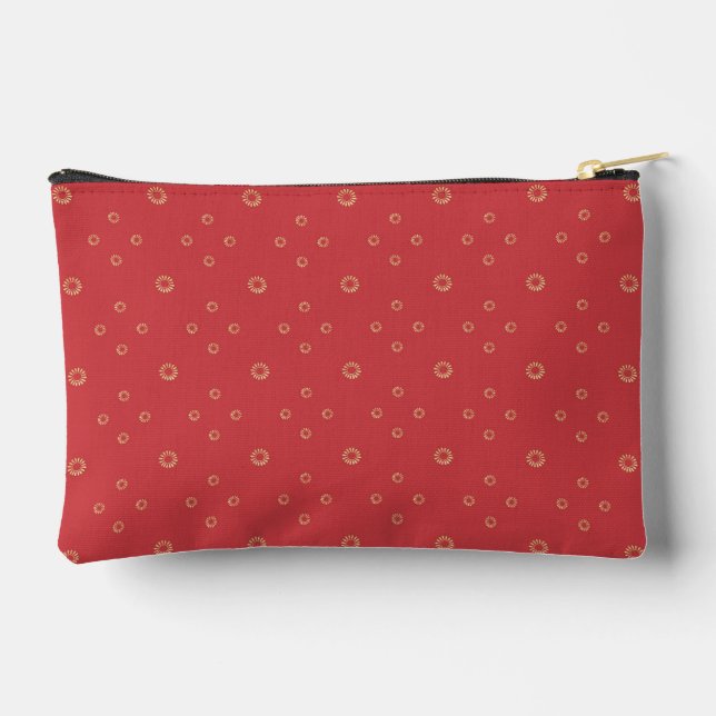 Pochette À Accessoires Citrouille | Soleil Zinnia Doré (Verso)