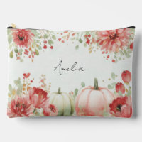 Citrouilles et fleurs d'automne