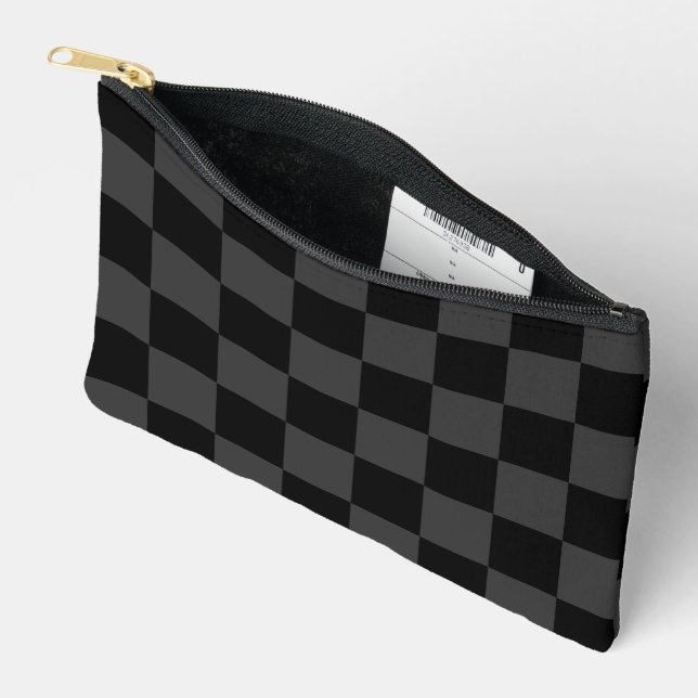Pochette À Accessoires Classic moderne noir & fumée noir tableau de bord  (Ouvrir)