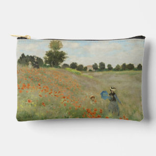 Pochette À Accessoires Claude Monet Le Champ de coquelicots près d'Argent