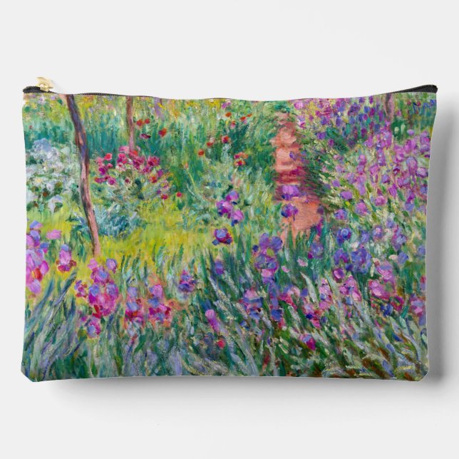 Pochette À Accessoires Claude Monet - Le jardin d'Iris à Giverny (Recto)