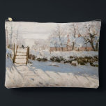 Pochette À Accessoires Claude Monet - Le Magpie<br><div class="desc">The Magpie / La Pie - Claude Monet,  Huile sur toile,  1868-1869</div>