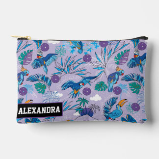 Pochette À Accessoires Clavier de texte personnalisé Tropical Dink