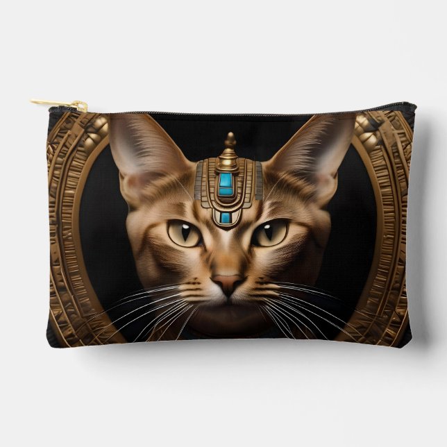Pochette À Accessoires Cléopâtre Le Chat, (Recto)