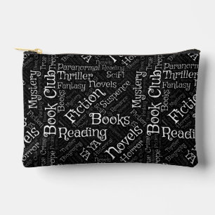 Pochette À Accessoires Cloud Word pour les amateurs de livres