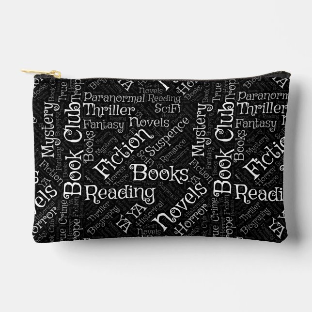 Pochette À Accessoires Cloud Word pour les amateurs de livres (Recto)