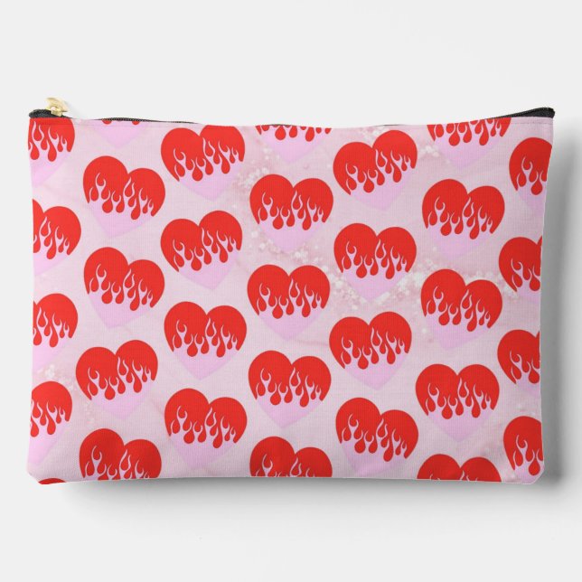 Pochette À Accessoires Cœur de feu (Recto)