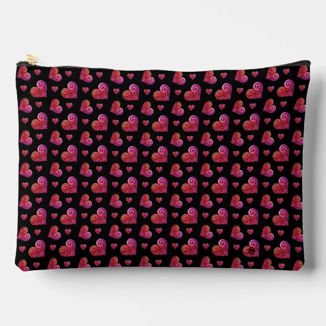 Pochette À Accessoires Coeur tourbillonnant (Recto)