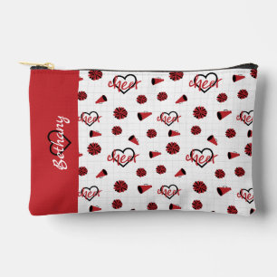 Pochette À Accessoires Coeurs rouges, pots de chat, Motif mégaphone