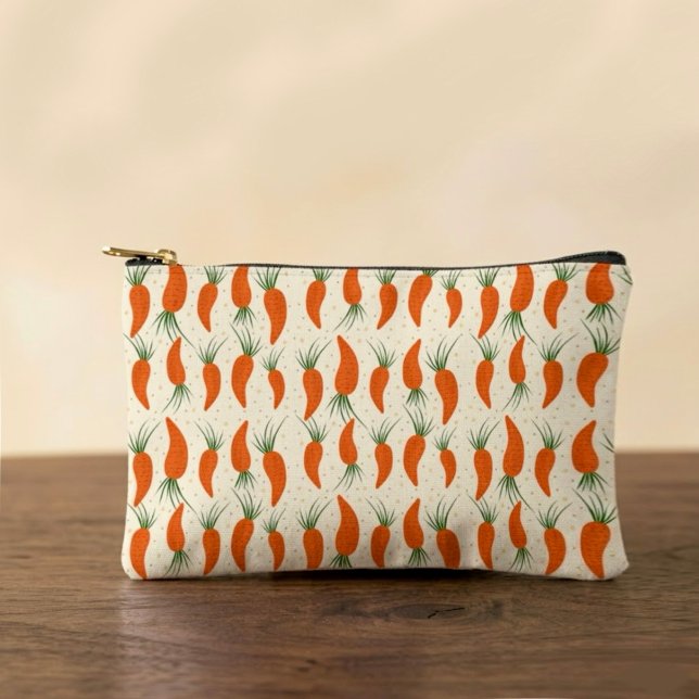 Pochette À Accessoires Collection de carottes botaniques (Créateur téléchargé)