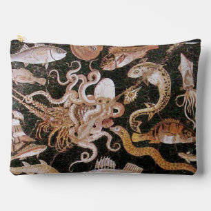 POCHETTE À ACCESSOIRES COLLECTION POMPEI / OCÉAN - SCÈNE DE VIE MARINE