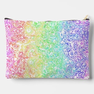 Pochette À Accessoires Coloré Trippy Boho Hippie Super Rainbow Marble