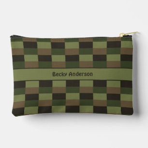 Pochette À Accessoires Combinaison de couleurs de forêt profonde