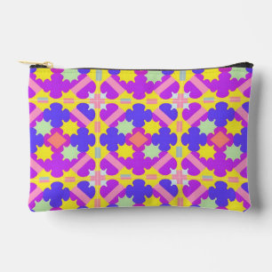 Pochette À Accessoires Conception Abstraite Géométrique Colorée