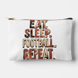 Pochette À Accessoires Conception de fan de football vintage Graphique