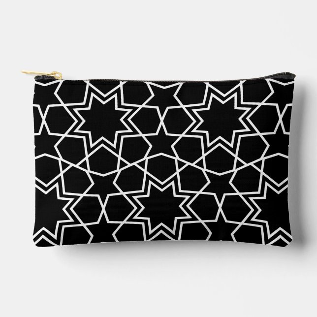 Pochette À Accessoires Conception de motif géométrique islamique arabe   (Recto)
