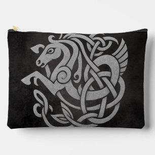 Pochette À Accessoires Conception de nœud de cheval mythique nordique