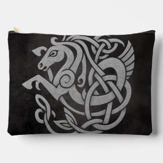 Pochette À Accessoires Conception de nœud de cheval mythique nordique