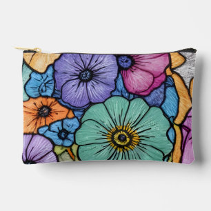 Pochette À Accessoires Conception d'impression florale