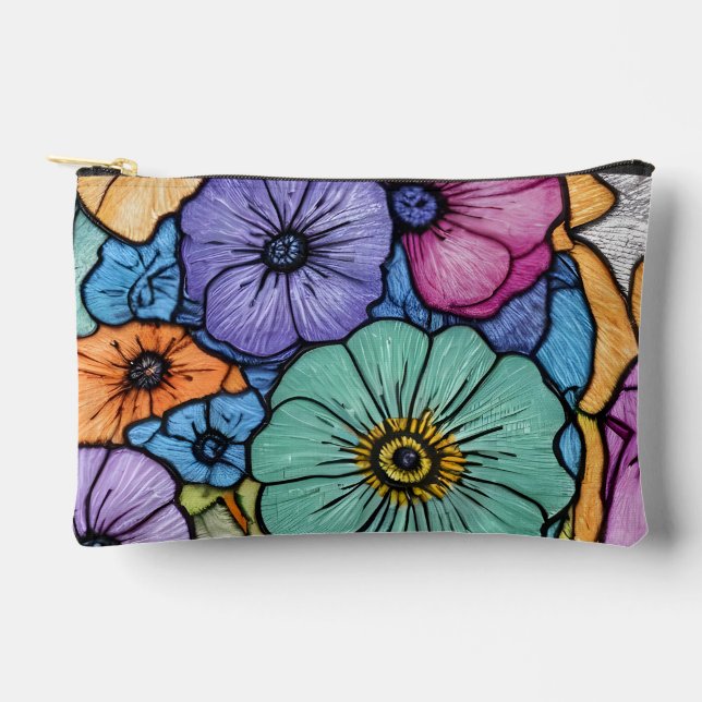 Pochette À Accessoires Conception d'impression florale (Recto)